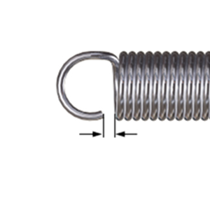 LEO41D2MW LEE HELICAL EXTENSION SPRING LE-041D-2MW 1.207" LENGTH NEW 