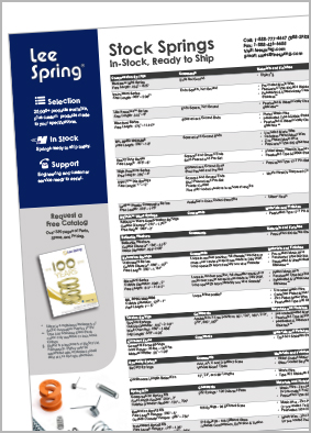 Lee Spring Capabilities