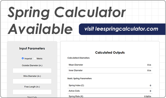 Lee Spring online spring calculator